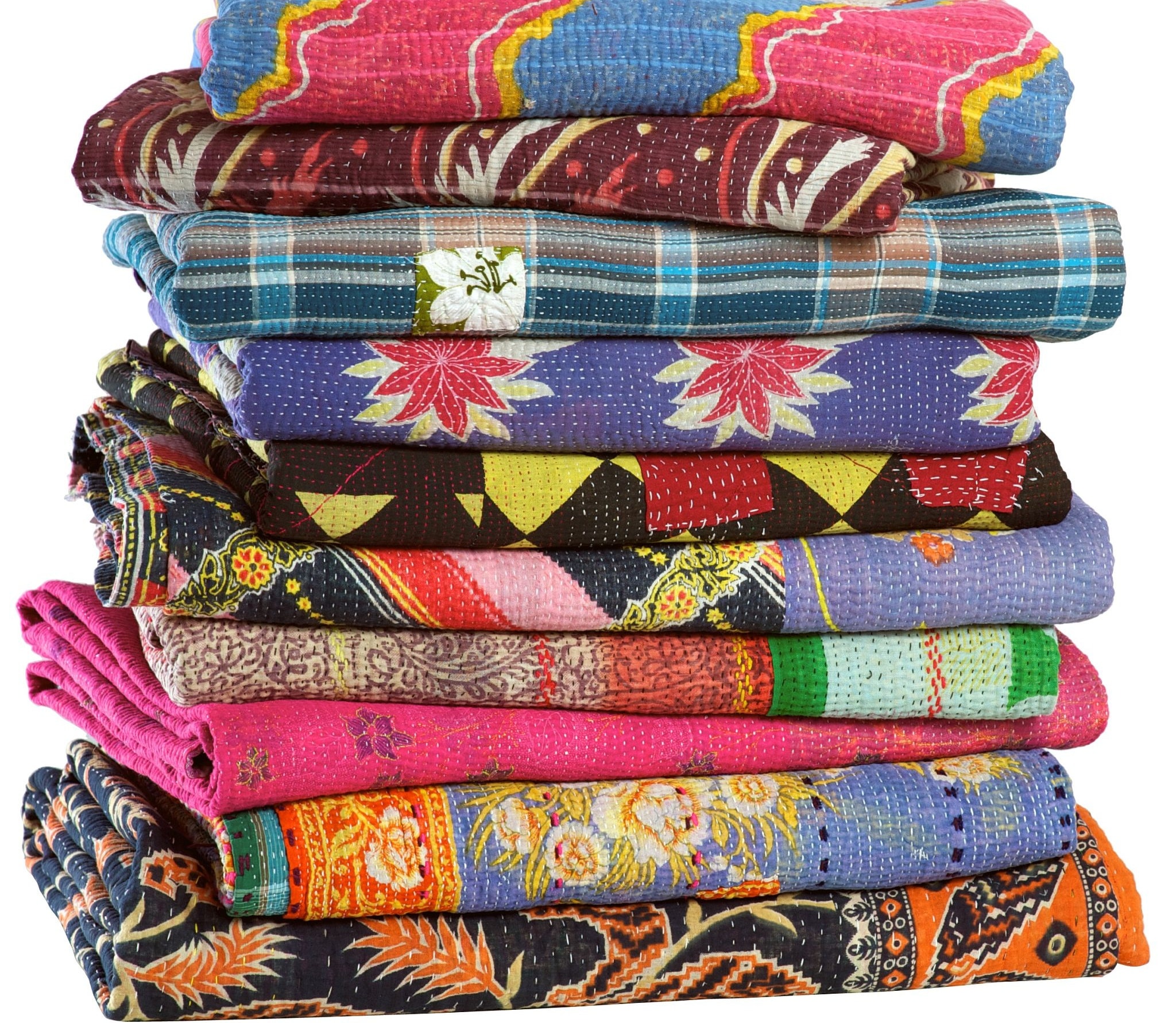 Kantha Quilts & Throws